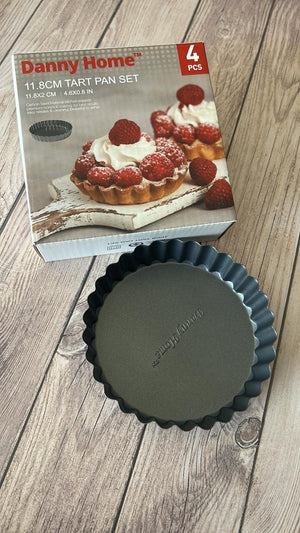 11.8x2cm Cake Pan Mini Tart Pan 4pc