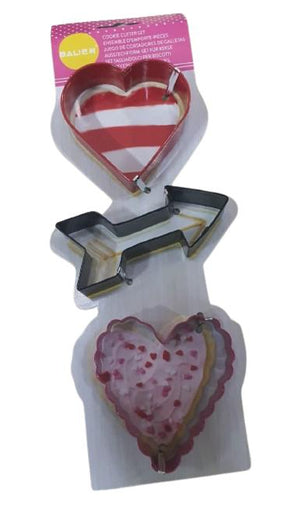 Metal Cookie Cutter Heart Arrow