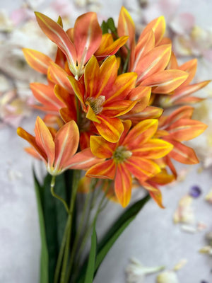 Cake Topper Artificial Bunch Millennium Orchids