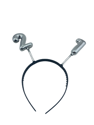 Nr.21 Aliceband With Number Gold