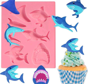 Silicone Mould Chocolate Shark