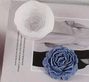 Silicone Mould Peony Rose Flower Medium