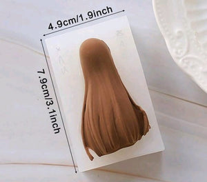 Silicone Mould Figurine Hair