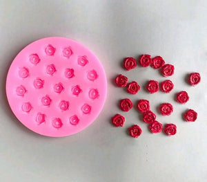 Mini Roses Flower Silicone Mould