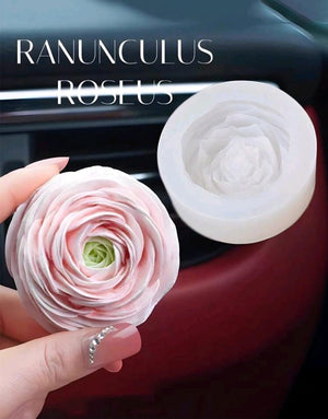 3d Ranunculus Blossom Flower Silicone Mould