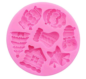 Christmas Multi Silicone Mould