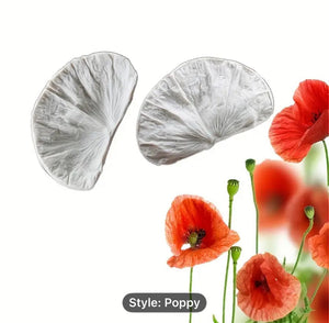 Silicone Mould Corn Poppy Flower