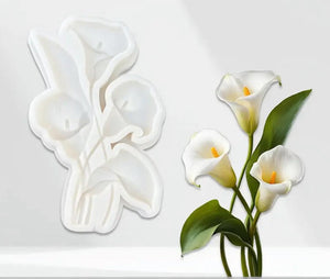 Silicone Mould Ear Calla Lily Flower