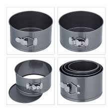 4pc Deep Round Springform  Cake Pan Set