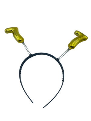Nr.7 Aliceband With Number Gold