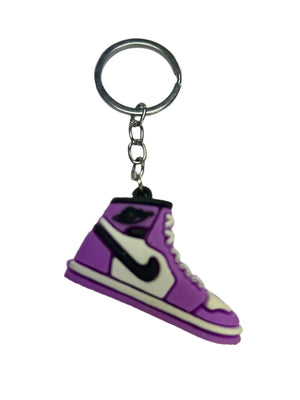 Purple Shoe Keyring