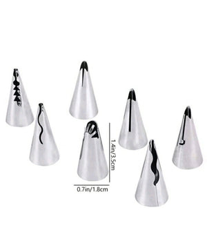 7pc Frill nozzle Set