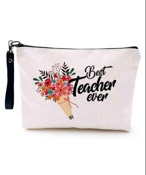 Makeup Bag Pouch Best Teacher Ever