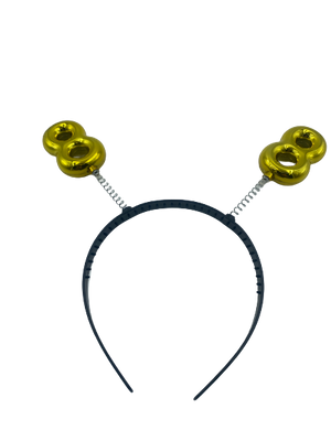 Nr.8 Aliceband With Number Gold