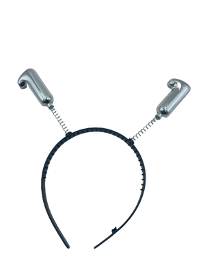 Nr.1 Aliceband With Number Silver