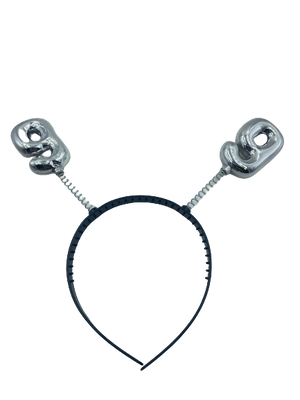 Nr.9 Aliceband With Number Silver