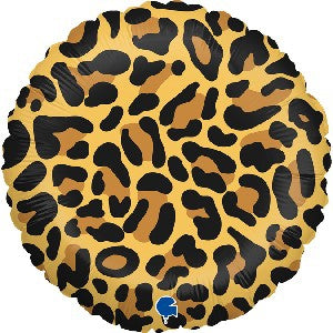 Foil Balloon Animal Print Leopard