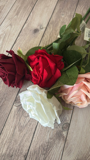 Cake Topper Artificial Single Rose