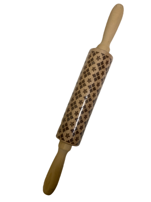 Embossing wooden rolling pin, Small