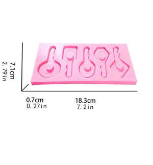Baby key silicone mould