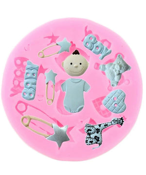 Silicone Mould Assorted Baby (baby 2.4cm)