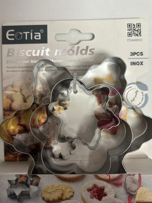 3pc Metal Cutter Flower