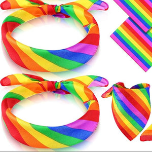 Rainbow Headband  Party Bandana