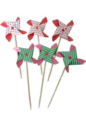 Cake topper Windmill