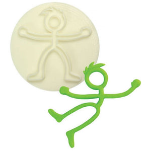 Shape Pop It Mould Plastic Stick Man Figure Set