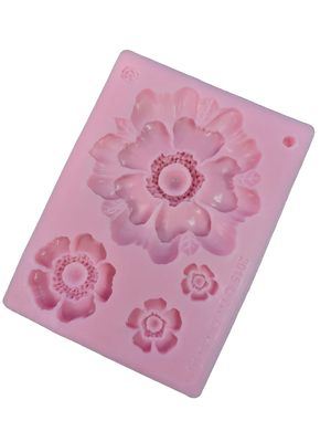 Large flower silicone mould