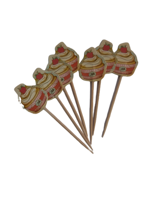 Cupcake shape cupcake Toppers toothpicks