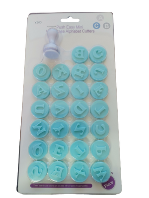 Mini Alphabet Uppercase Stamp Set Y203