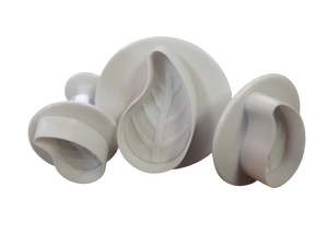 Paisley Leaf Fondant plunger Cutter, Curve