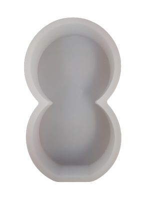 Candle Soap Mould Shape E size of product 14cmx8cm