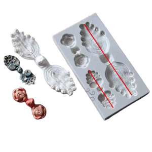 Chinese dress embellishments silicone mould