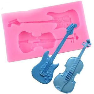 Guitar and violin silicone mould