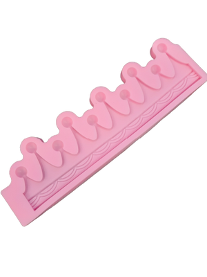 Small Crown Silicone mould, 20.7x5.4cm