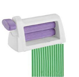 Fondant strip embosser roller