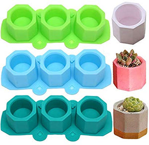 Small Cement Plant Flower Pot Silicone Mould Chocolate Bowl