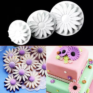 Fondant Gerbera sunflower daisy plunger Cutter Medium
