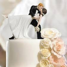 Wedding bride and groom cake topper 11cm-A