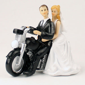 Wedding bride and groom cake topper-D