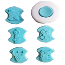 Transport Embosser cookie cutter plunger press