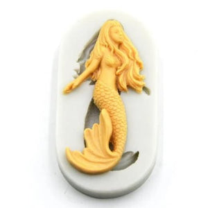 Fondant mermaid silicone mould D, 8.5x4.2cm