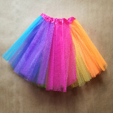 30cm Tutu Skirt Kiddies Rainbow