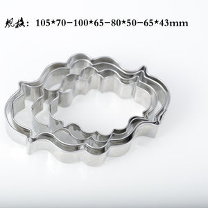 Frame Box Metal Cookie Cutters Set