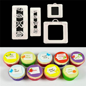 Greeting card multi plastic cutter, 7x5cm,4.5x3cm