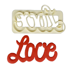 LOVE plastic cutter Valentine