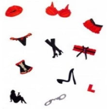 Sexy 50 shades of grey ruler tappit cutter