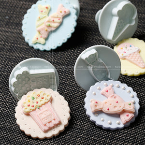 Candy Fondant plunger Cutter